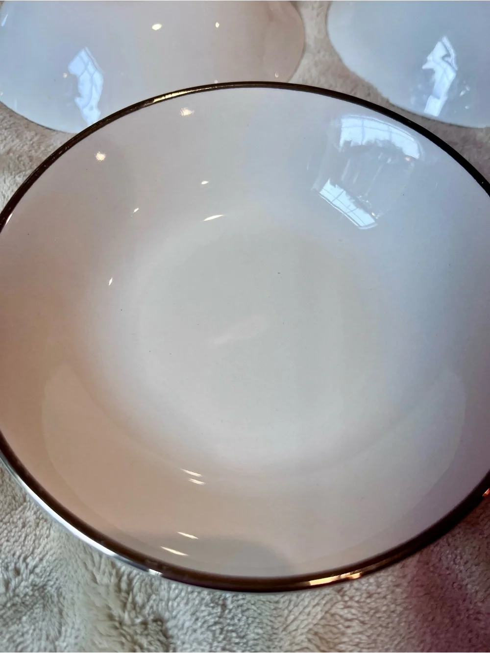 Vintage International Silver Silver Elegance Ironstone Bowls Set of 8 England